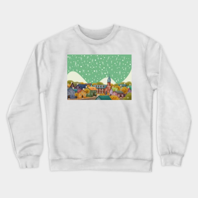 European Town Crewneck Sweatshirt by rogerhoyosp